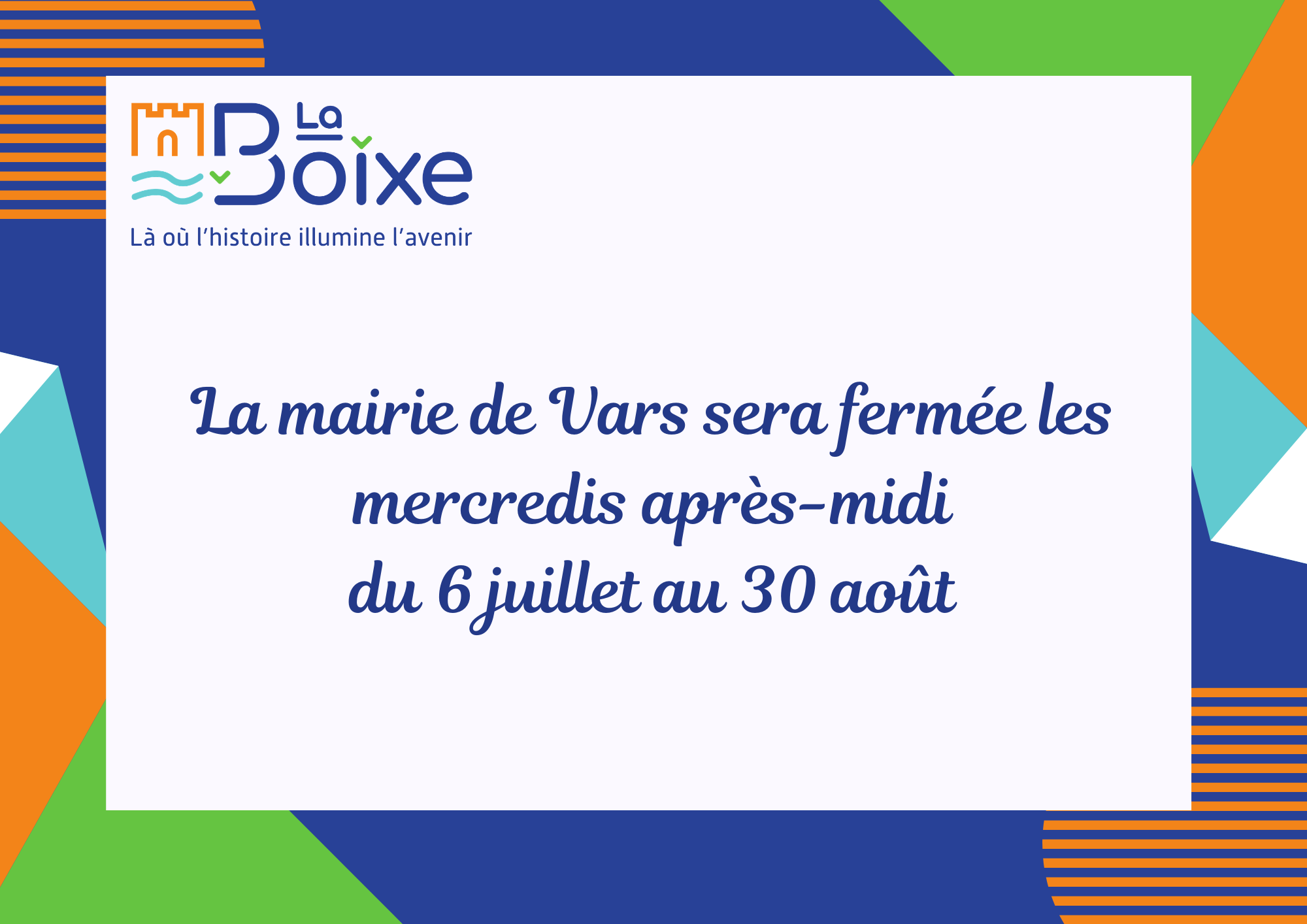 Du 6 juillet au 30 Août